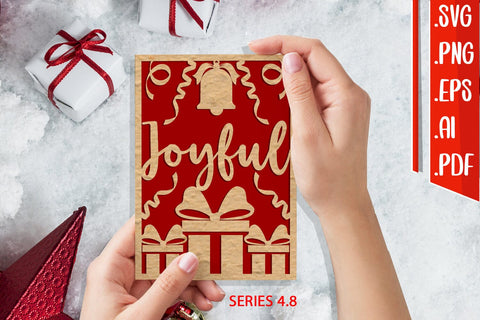 Christmas Card 4.8 - svg eps ai png pdf SVG zafrans studio 