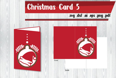 Christmas Card 5 SVG zafrans studio 