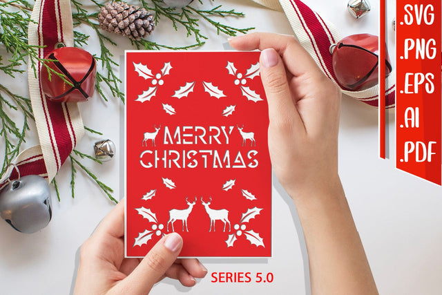 Christmas Card 5.0 - svg eps ai png pdf SVG zafrans studio 