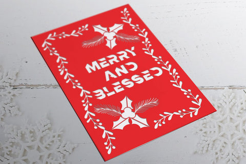 Christmas Card 5.3 - svg eps ai png pdf SVG zafrans studio 