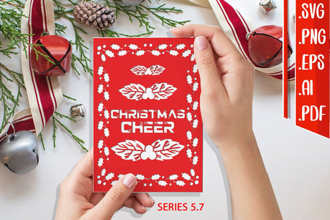 Christmas Card 5.7 - svg eps ai png pdf SVG zafrans studio 