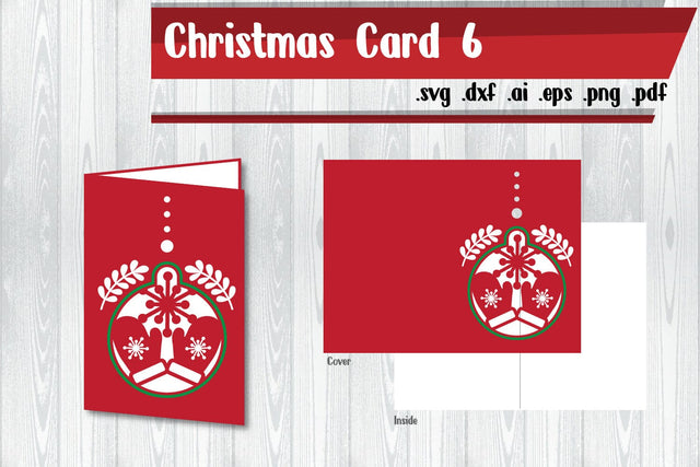 Christmas Card 6 3D Paper zafrans studio 