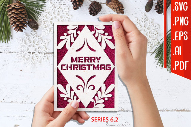 Christmas Card 6.2 - svg eps ai png pdf SVG zafrans studio 