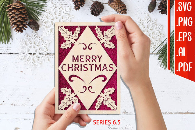 Christmas Card 6.5 - svg eps ai png pdf SVG zafrans studio 