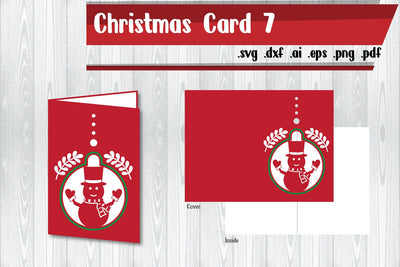 Christmas Card 7 SVG zafrans studio 