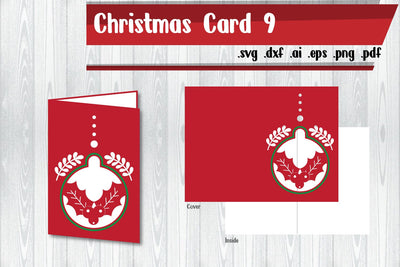 Christmas Card 9 SVG zafrans studio 