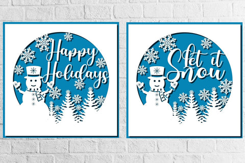 Christmas Card Bundle 2 svg eps ai png pdf SVG zafrans studio 