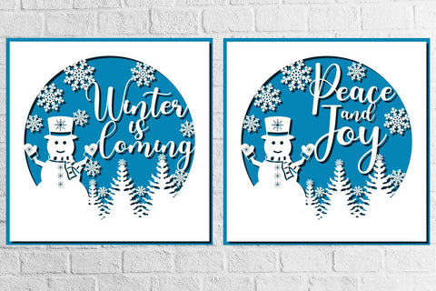 Christmas Card Bundle 2 svg eps ai png pdf SVG zafrans studio 