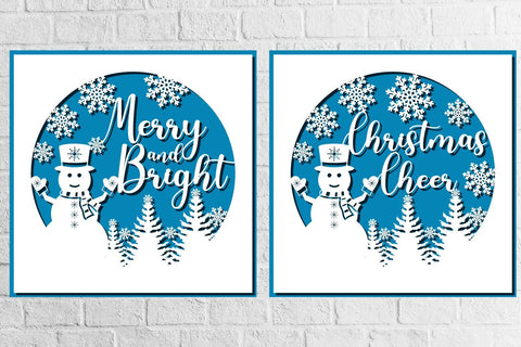 Christmas Card Bundle 2 svg eps ai png pdf SVG zafrans studio 