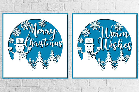 Christmas Card Bundle 2 svg eps ai png pdf SVG zafrans studio 