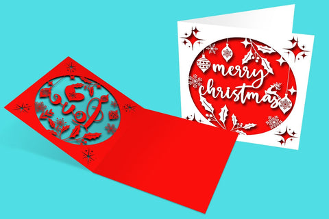 Christmas Card Bundle svg eps ai png pdf SVG zafrans studio 