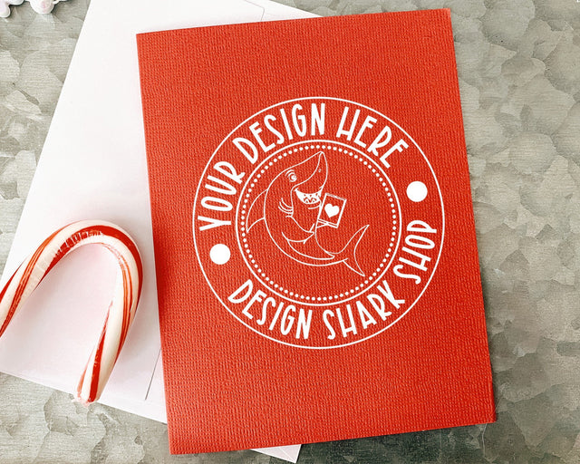 Christmas Card Mockup Photo Mock Up Photo Design Shark 