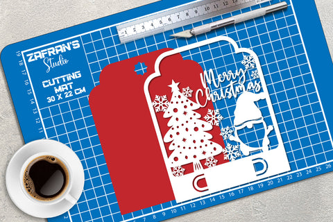 Christmas Card Money Holder 2 svg eps ai png pdf 3D Paper zafrans studio 