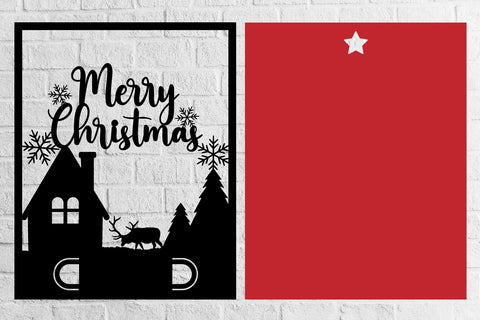 Christmas Card Money Holder 9-10 svg eps ai png pdf SVG zafrans studio 