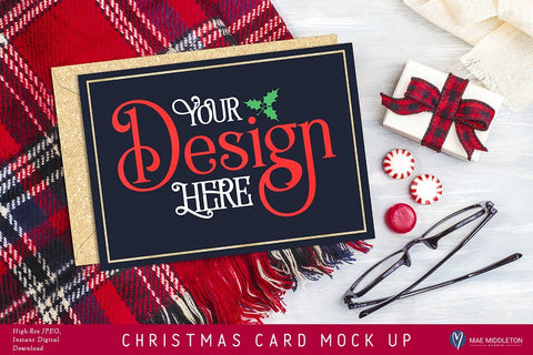 Christmas Card, Stationery MockUp Mock Up Photo Mae Middleton Studio 