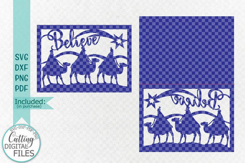 Christmas card svg bundle, Cricut cards svg, Merry Christmas card svg, papercut svg, laser cut template, cut out card svg SVG kartcreationii 