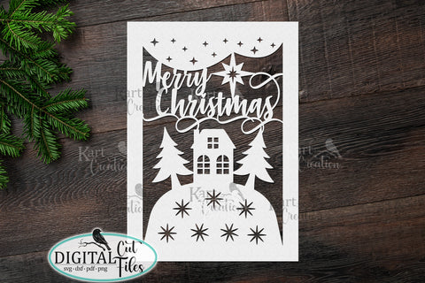 Christmas card svg Cricut Joy Maker Explore Air Laser cut SVG kartcreationii 