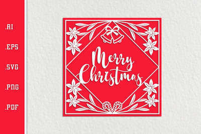 Christmas Card SVG EPS AI PNG PDF SVG Slim Studio 