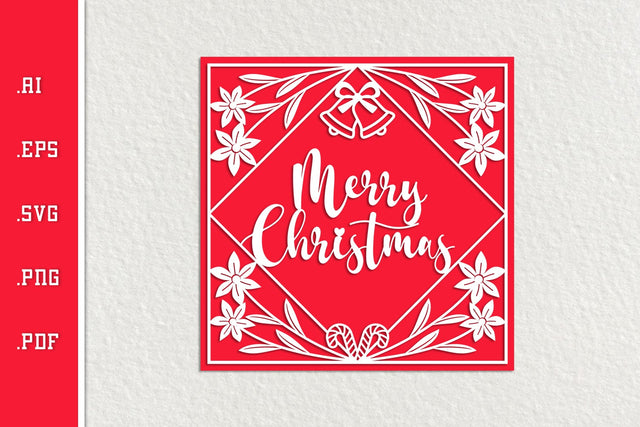 Christmas Card SVG EPS AI PNG PDF SVG Slim Studio 
