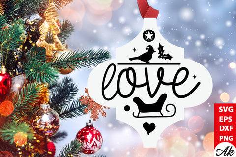 Christmas Cardinal Arabesque Bundle SVG akazaddesign 