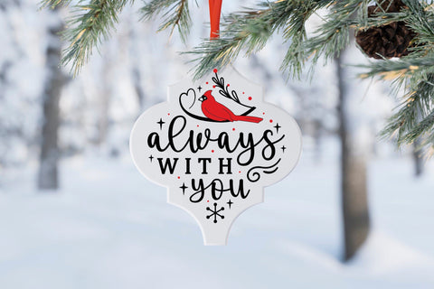 Christmas Cardinal Arabesque Ornament Bundle V.2 SVG CraftLabSVG 