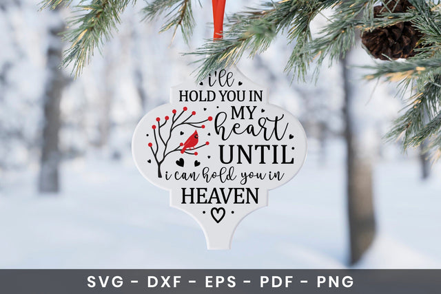 Christmas Cardinal Arabesque Ornament SVG Design SVG CraftLabSVG 