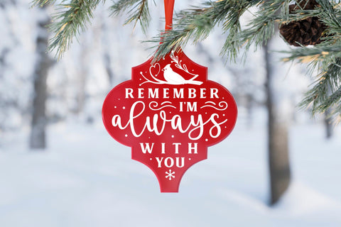 Christmas Cardinal Arabesque Ornament SVG SVG CraftLabSVG 