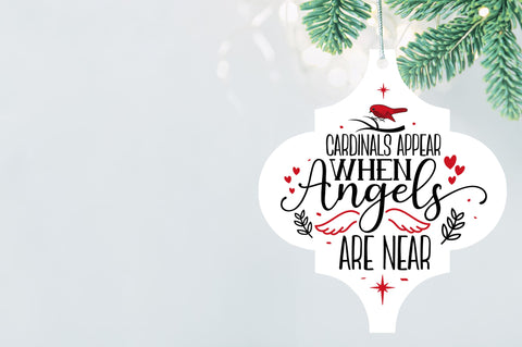 Christmas Cardinal Arabesque Ornaments SVG Bundle SVG Regulrcrative 