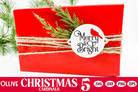 Christmas Cardinal Bundle SVG SVG Ollive Studio 