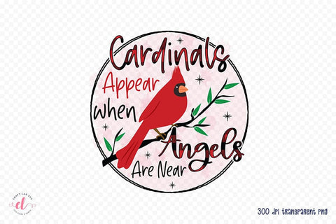 Christmas Cardinal PNG Sublimation Design Sublimation CraftLabSVG 