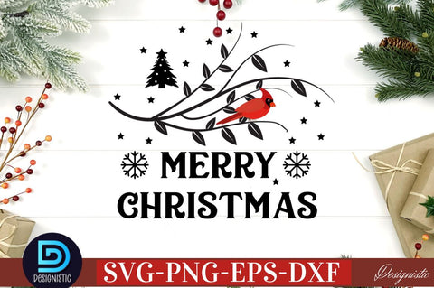 Christmas Cardinal SVG Bundle SVG DESIGNISTIC 