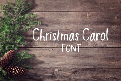 Christmas Carol Font Font Carina Gardner