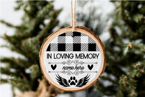 Christmas Cat Memorial Round Ornament Bundle 6 SVG SVG OrangeBrushStudio 