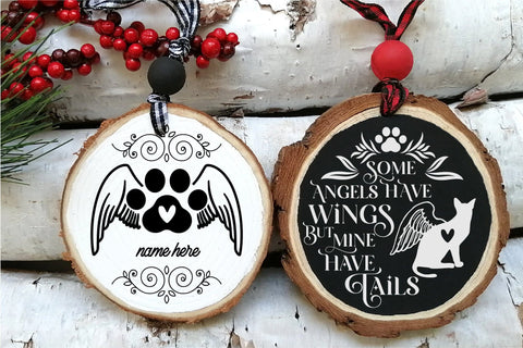 Christmas Cat Memorial Round Ornament Bundle 6 SVG SVG OrangeBrushStudio 
