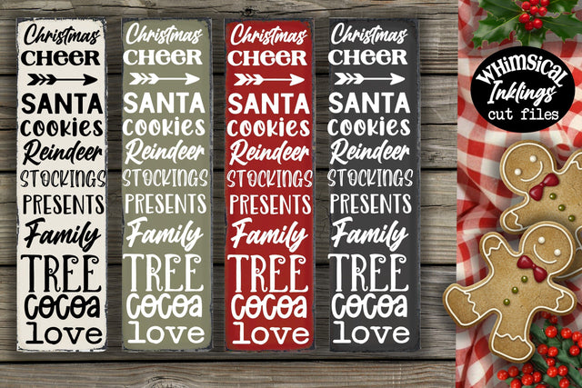 Christmas Cheer Collage SVG SVG Whimsical Inklings 