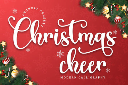 Christmas Cheer Font Sakha Design Studio 