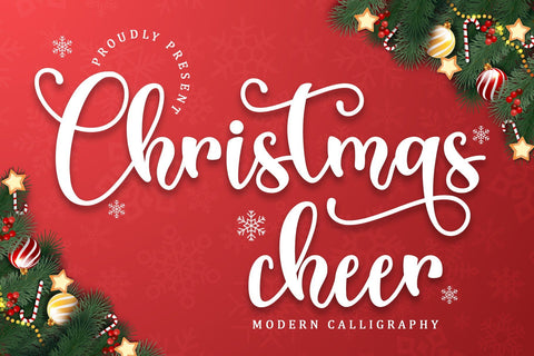 Christmas Cheer Font Sakha Design Studio 
