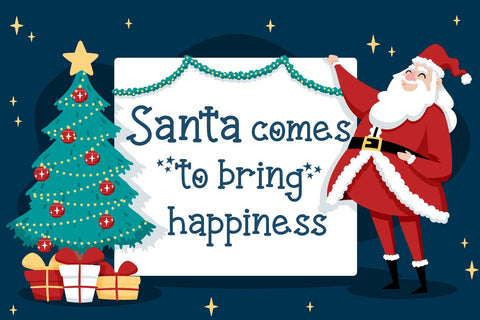 Christmas Chic Font AEN Creative Store 