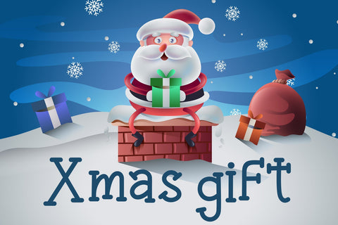 Christmas Chic Font AEN Creative Store 