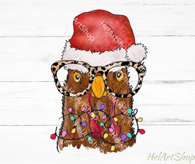 Christmas Chicken PNG | Rustic Sublimation PNG Sublimation _HelArtShop_ 