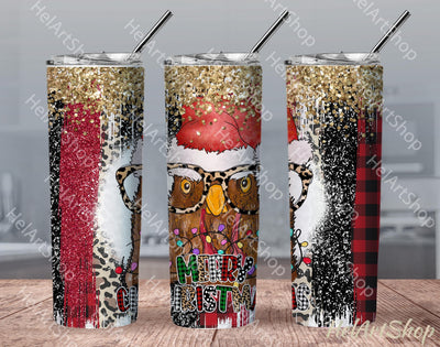 Christmas Chicken Tumbler PNG | Sublimation PNG Sublimation _HelArtShop_ 
