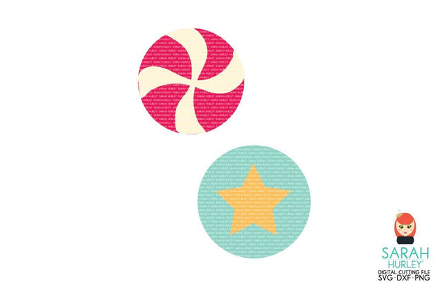 Christmas Circles SVG Sarah Hurley 