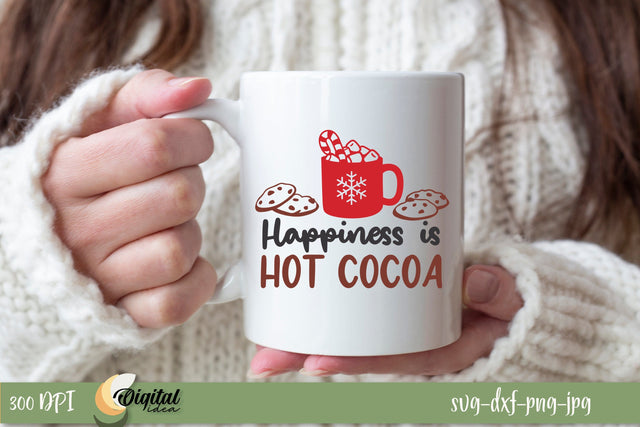 Christmas Cocoa SVG. Christmas Quote SVG. Funny Christmas Quotes. Hot Cocoa SVG SVG Evgenyia Guschina 