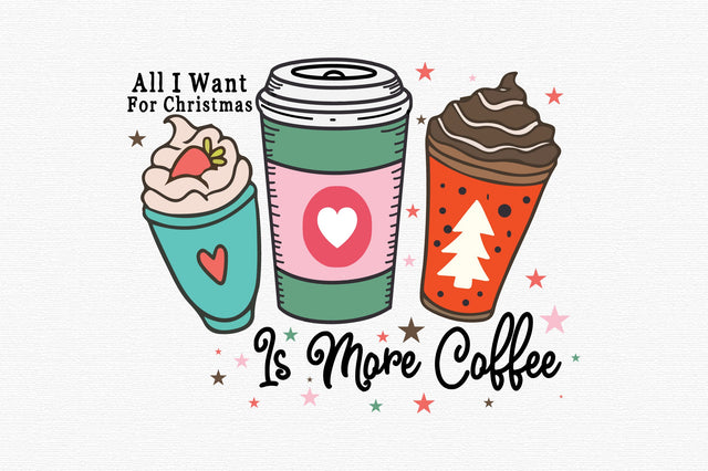 Christmas Coffee PNG Sublimation Sublimation designartist 
