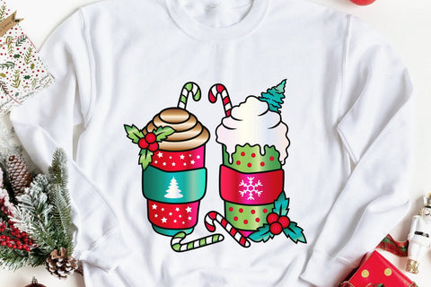 Christmas Coffee Sublimation Design | Coffee Sublimation PNG Sublimation zoellartz 
