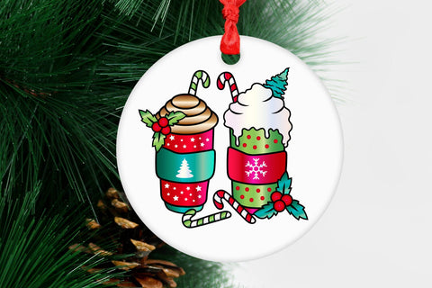 Christmas Coffee Sublimation Design | Coffee Sublimation PNG Sublimation zoellartz 