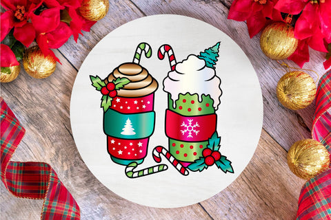 Christmas Coffee Sublimation Design | Coffee Sublimation PNG Sublimation zoellartz 