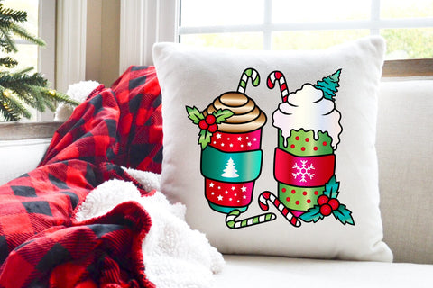 Christmas Coffee Sublimation Design | Coffee Sublimation PNG Sublimation zoellartz 