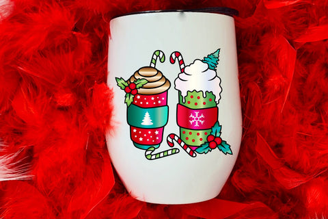 Christmas Coffee Sublimation Design | Coffee Sublimation PNG Sublimation zoellartz 