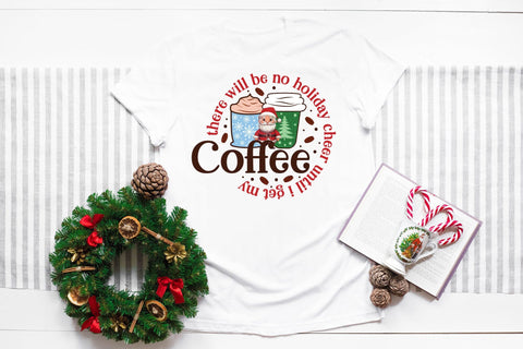 Christmas Coffee Sublimation Design PNG Sublimation CraftLabSVG 